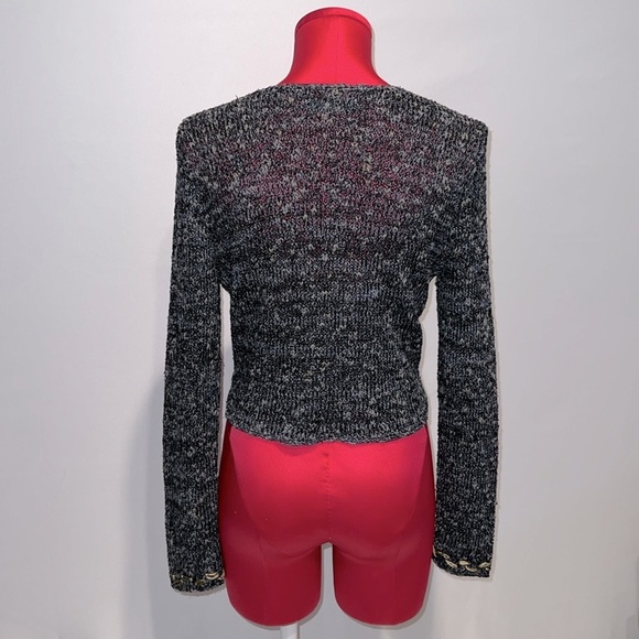 Ball of Cotton Blue Detailed Shrug Cardigan! - Picture 3 of 5